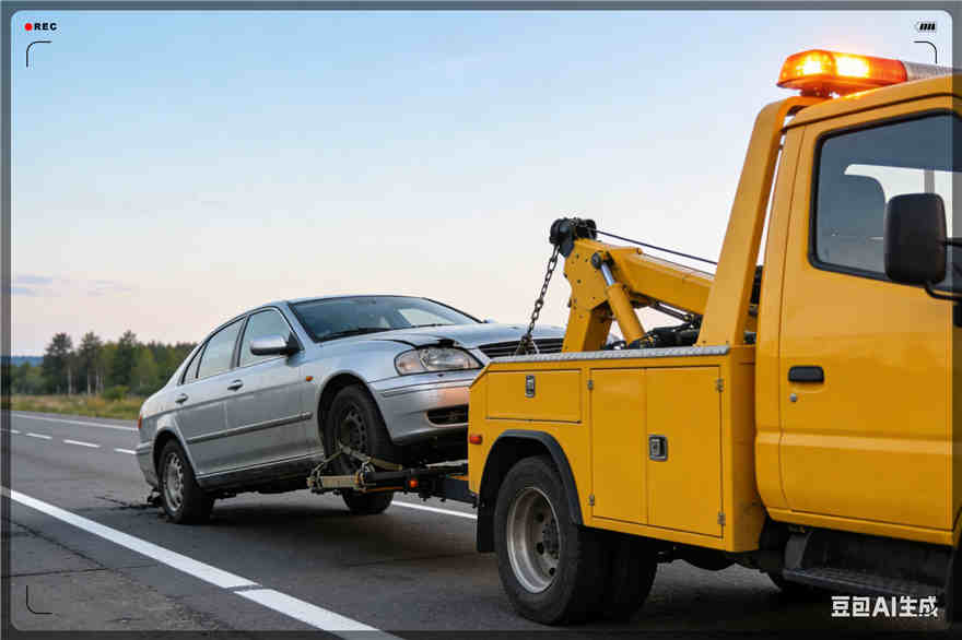 镇雄拖车救援电话【案例】