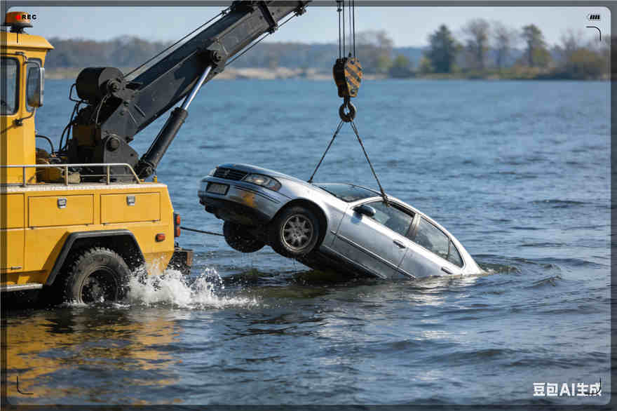 镇雄吊车救援电话【案例】